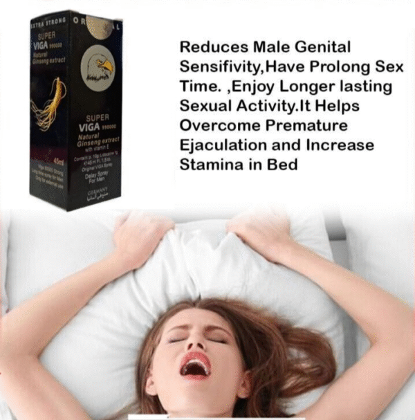 سُپر ویگا 990000 نیچرل جینسنگ سپرے (Super Viga 990000 Natural Ginseng Spray) - طویل دورانیے کا ایکسٹرا سٹرانگ فارمولا